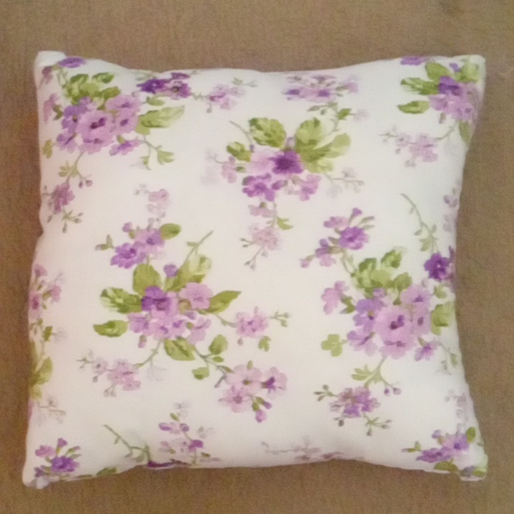 Handmade Floral Pillow